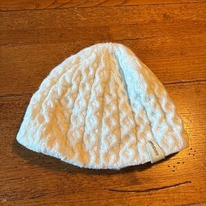 Cozy White Knit Beanie for Women